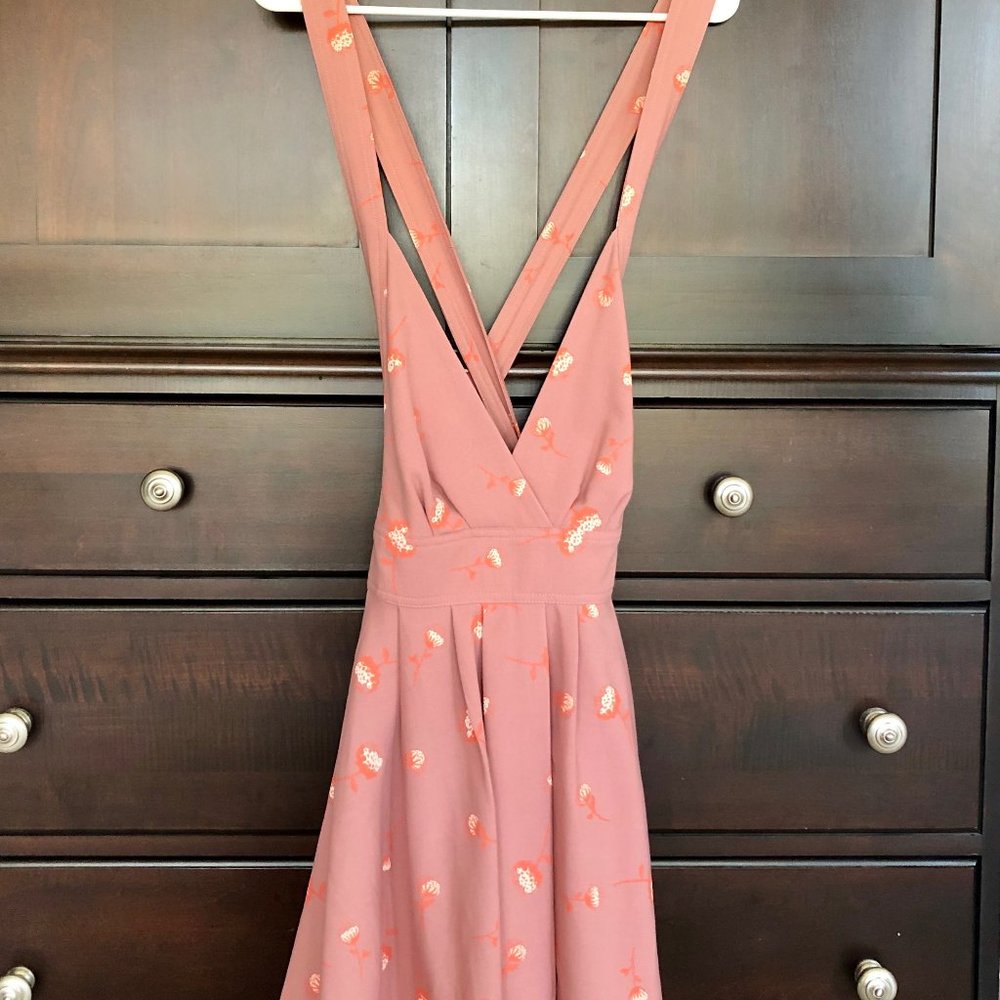 Free People dusty mauve dress, size 4